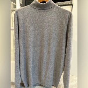 Neiman Marcus Cashmere and Silk Turtleneck Sweater Size XL